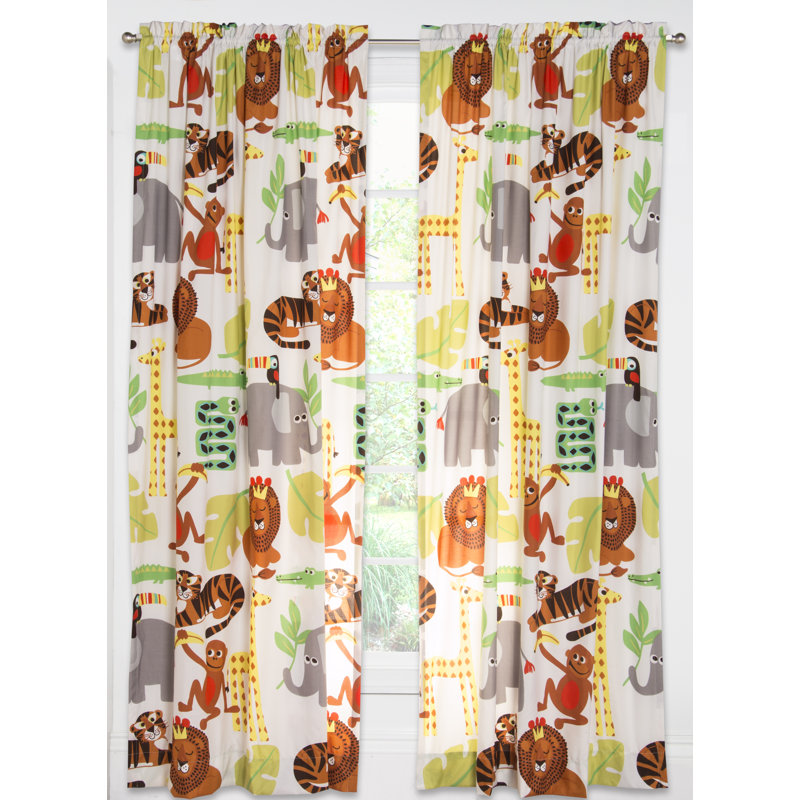 Jungle Love Semi Sheer Curtain