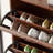 Walnut Aluminum Shoe Storage