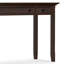 Amherst 54"W Solid Wood Transitional Writing Desk with 2 Drawers and Flip-Down Keyboard Tray-1029357457
