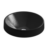 Inscribe Wading Pool Metal Circular Vessel Bathroom Sink