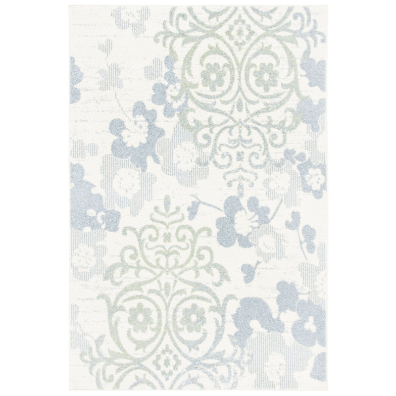 Aleccia Performance Floral Rug, Rectangle 3' x 5'