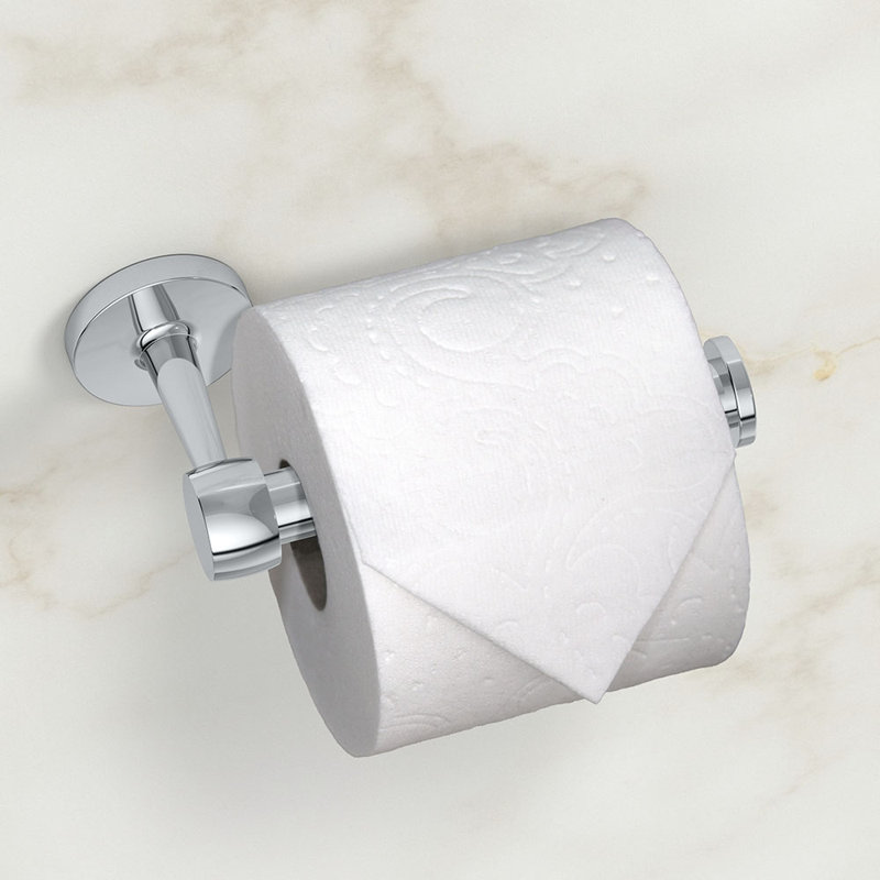 Porte-papier hygiénique Gibson Euro, Chrome chrome