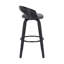 Chaise pivotante en similicuir-162345849-162345850