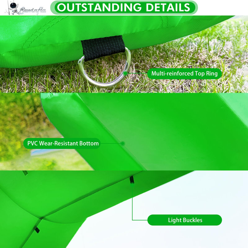 Arche gonflable hexagonale verte de 20 pi avec souffleur intégré, arche de la ligne de départ / arrivée pour la publicité extérieure, sportive, scolaire et commerciale
