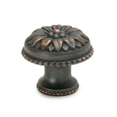 Acanthus large knob with flared foot Rosette stylein