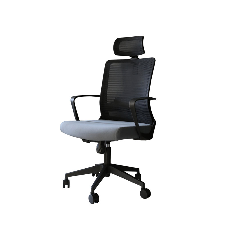 Chaise de travail Doan, Gris