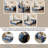 4-In-1 Full Size Daybed With Removable Desk, Storage Drawers & Hydraulic Side Table – Versatile Multifunctional Furniture For Living, Sleeping & Working, Blue-394643884