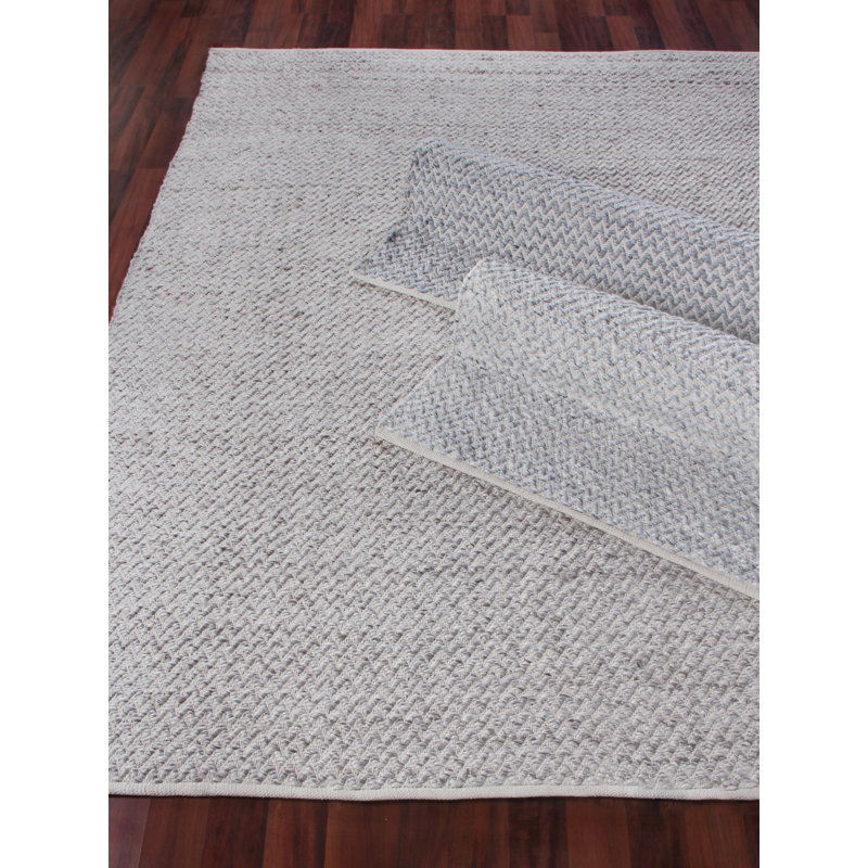 Rialto Chevron Area Rug in Dark Gray, Rectangle 12' x 15'