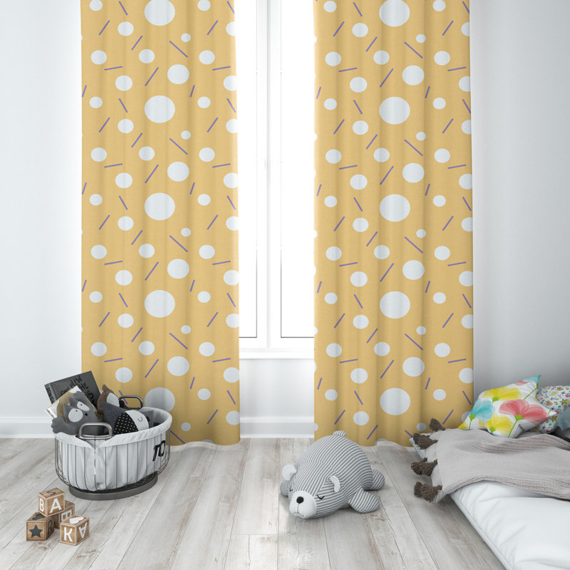 Semi Sheer Curtain Pair