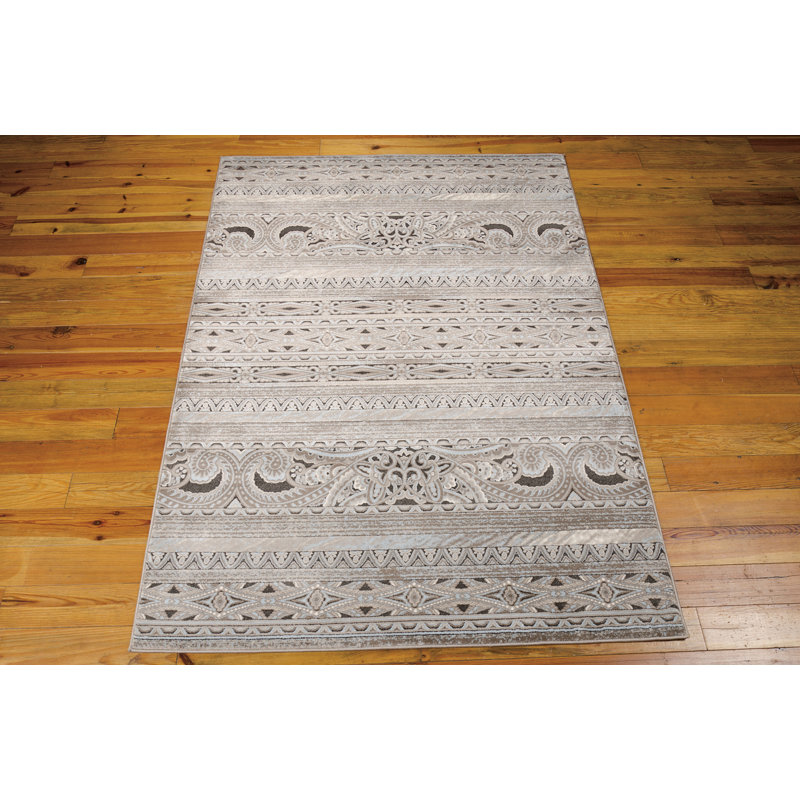 Saliba Geometric Indoor Rug, Rectangle 3'9" x 5'9"