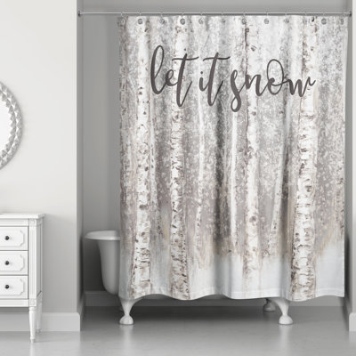 Rideau de douche simple Halfdan