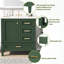 Meuble-lavabo de 30 po - Armoire moderne avec lavabo. Bois massif, porte à fermeture en douceur, 3 tiroirs. Comptoir en céramique. Élément gracieux. Armoire de rangement au design élégant. Structure en bois, tiroirs et porte lisse-1809107564