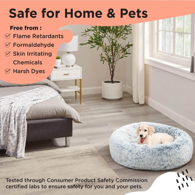 Lit pour chien The Original Calming Doghnut, En jean