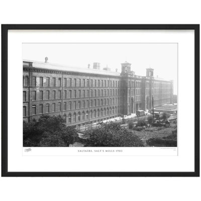 Saltaire, Salt's Mills 1903 by Francis Frith - Single Picture Frame Print