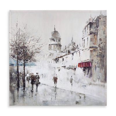 Gray City Street Tablecloth | Indoor/Outdoor Home Decor