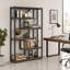 Elex 69.29'' H x 39.37'' W Steel Geometric Bookcase-16846016