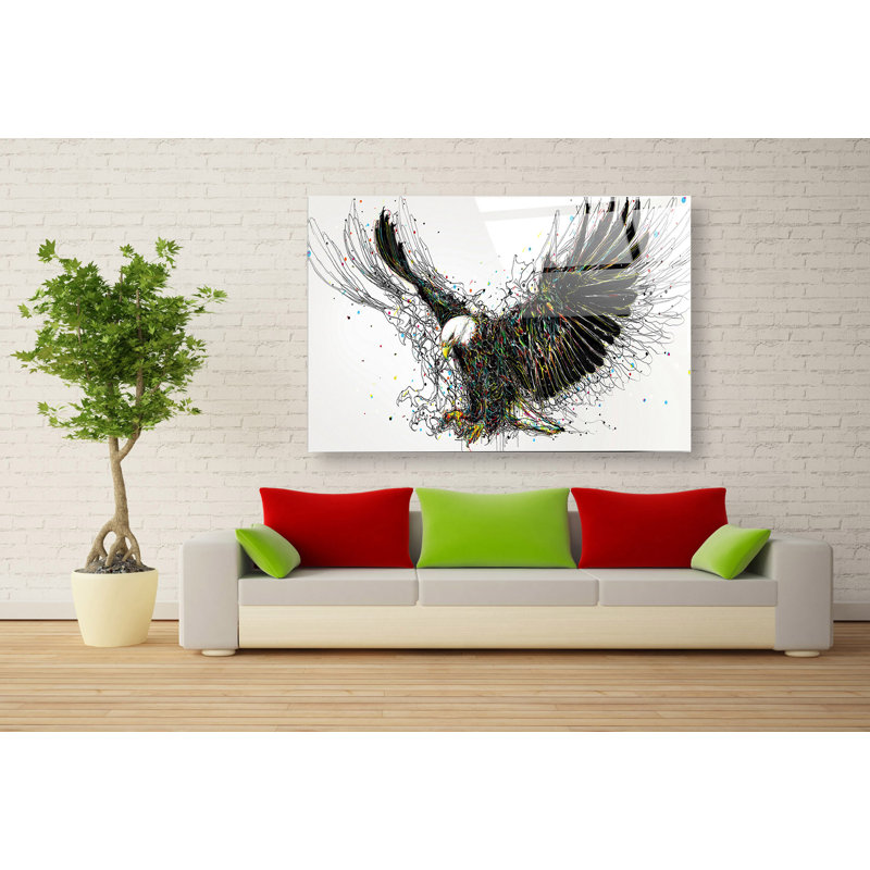  «Americana», art mural en acrylique ultrabrillant 48 po x 32 po