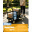 Chariot à plate-forme robuste de 2700 lb, chariot à plat en acier 48 x 24 avec 2 poignées amovibles et roues pivotantes de 6 po pour l'entreposage et l'utilisation industrielle