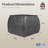 Elliona Square Top-Grain Leather Ottoman-1223669393