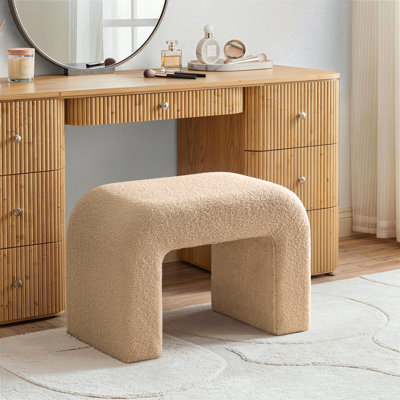 Banc avec repose-pieds Ellecia 25,6 po