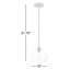 Luminaire suspendu géométrique 1 lumière Rooks-437318509
