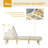 Chaise Lounge Chair, Patio Recliner With 4-Position Adjustable Backrest And Cushion, Pool Lounge Chair-966547219