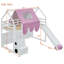 Cadre de lit mezzanine en bois avec tente-1868418617