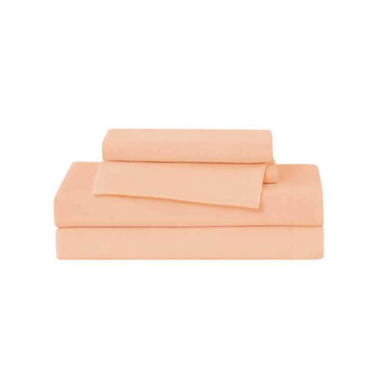 Everyday Microfiber Standard Solid Colour Sheet Set, Twin XL Sheet Set, Pink