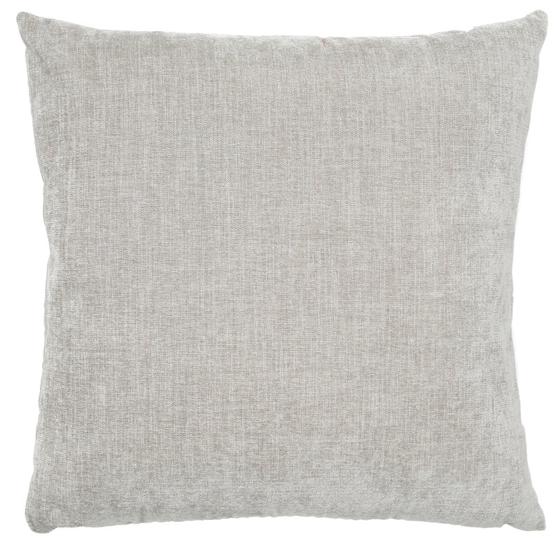 Karvina Feather Reversible Throw Pillow, Zinc
