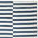 Cameron Striped Area Rug in Indigo/White