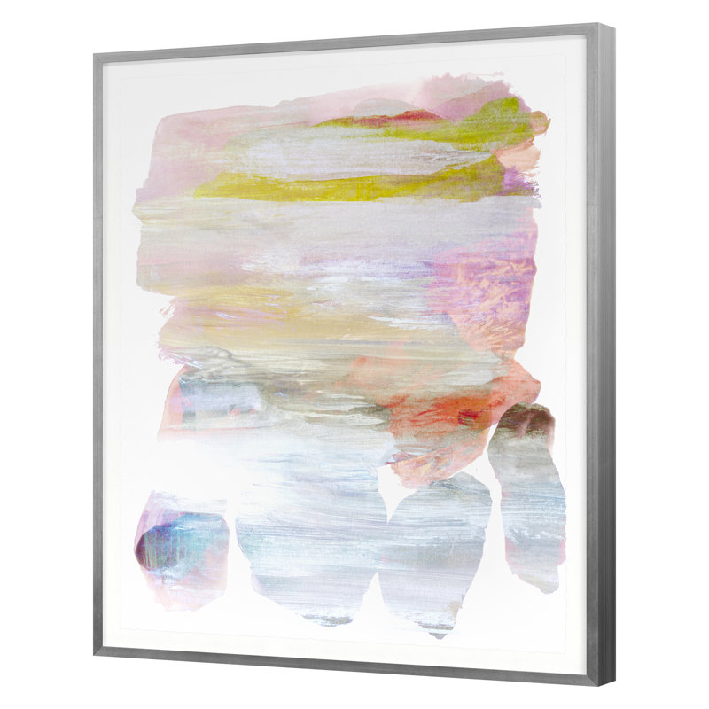 Ocean Rocks 3 Print by Hope Bainbridge, Silver, 35" H x 28" W
