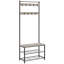 Parke Hall Tree 27.6'' Wide with Shoe Storage-1937347747