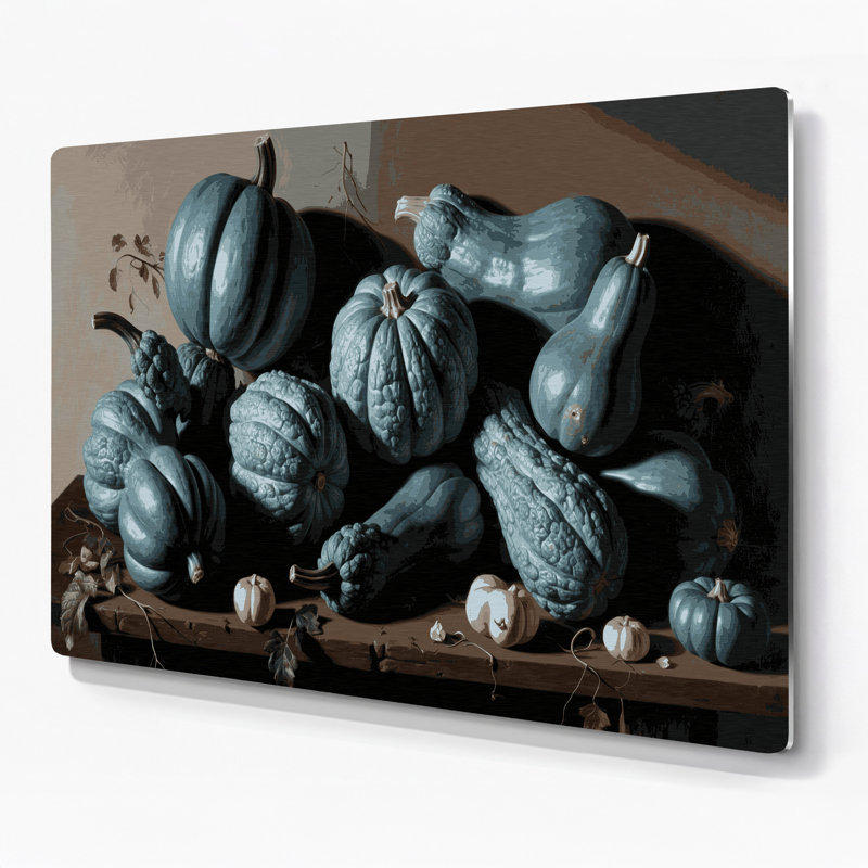 Légumes, art mural gris Hubbard
