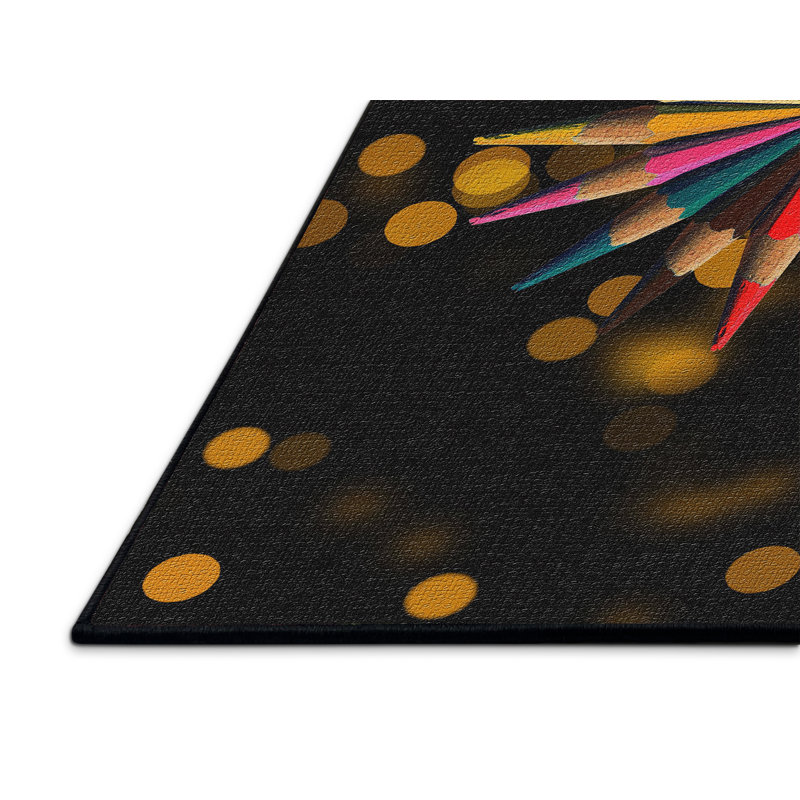 Tapis noir Star, Rectangle 2 pi x 3 pi