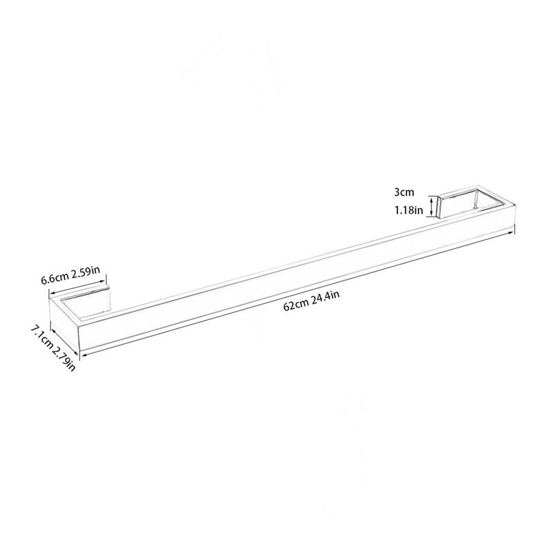 Ensemble d'accessoires de salle de bain en nickel brossé 8 pièces, ensemble de quincaillerie de salle de bain en acier inoxydable, ensemble de barre à serviettes de bain, porte-serviettes mural pour salle de bain.