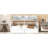 White Twin Size Daybed Featuring Wood Slat Support, Bedside Shelves, And Two Under - Bed Drawers Good For Small Living Spaces Bedrooms-1857111922-1857111924