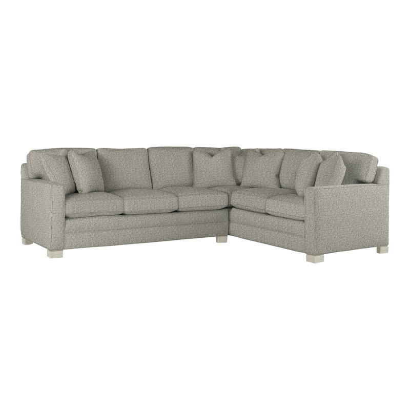 Hillcrest Upholstered L-Shaped Sectional Reversible, Tuck Graphite, Wrenn