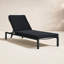Chaise longue inclinable avec coussin Altje