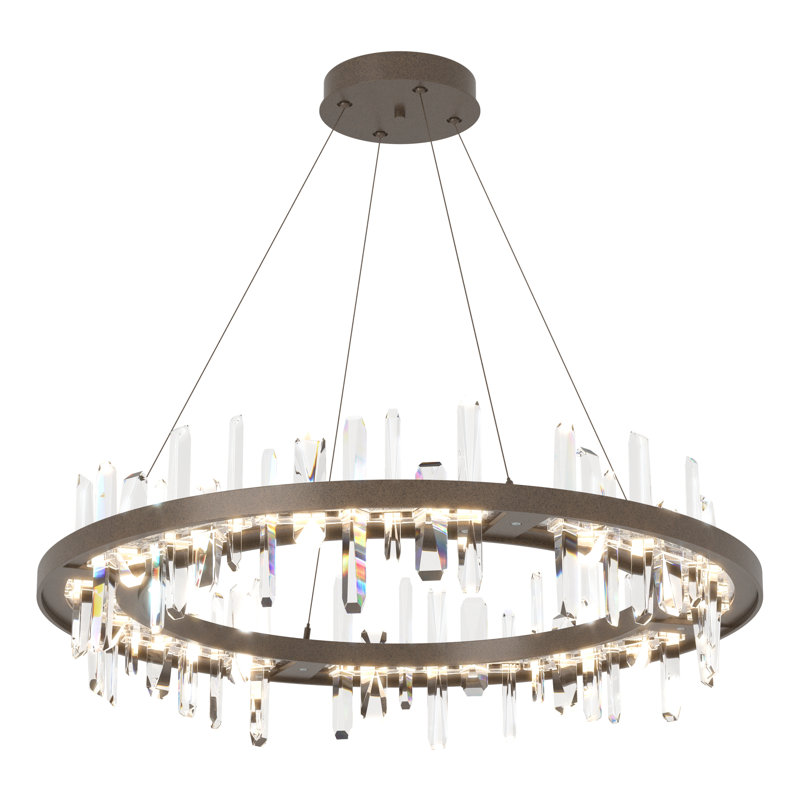 Solitude Circular LED Chandelier, Bronze