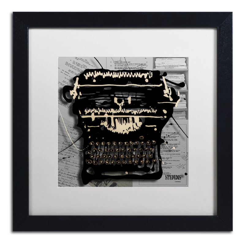 "film machine" , impression sur toile encadrée, H 16 po x l 16 po x P 0,5 po