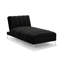 Camille Chaise Longue Daybed in Velvety Fabric-1622781924