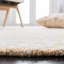 Tapis doré / ivoire en laine touffeté à la main Zelda-402243794