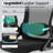 Ergonomic Office Chair, 400 LBS Computer Chairs with Adjustable Lumbar Support, Breathable Mesh Desk Chair, Ergonomic Chair with Thickened Cushion, Comfy Home Office Desk Chair (Black)-1051755833-833227851