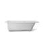 Baignoire encastrée avec surface chauffante et drain réversible Archer-14673685
