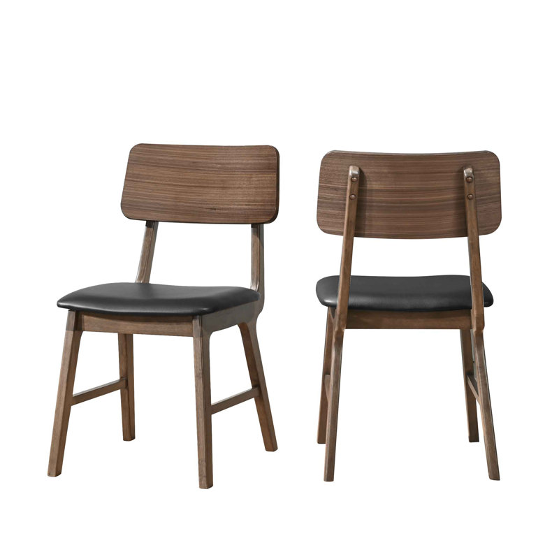 Chaise d'appoint rembourrée en bois Luret