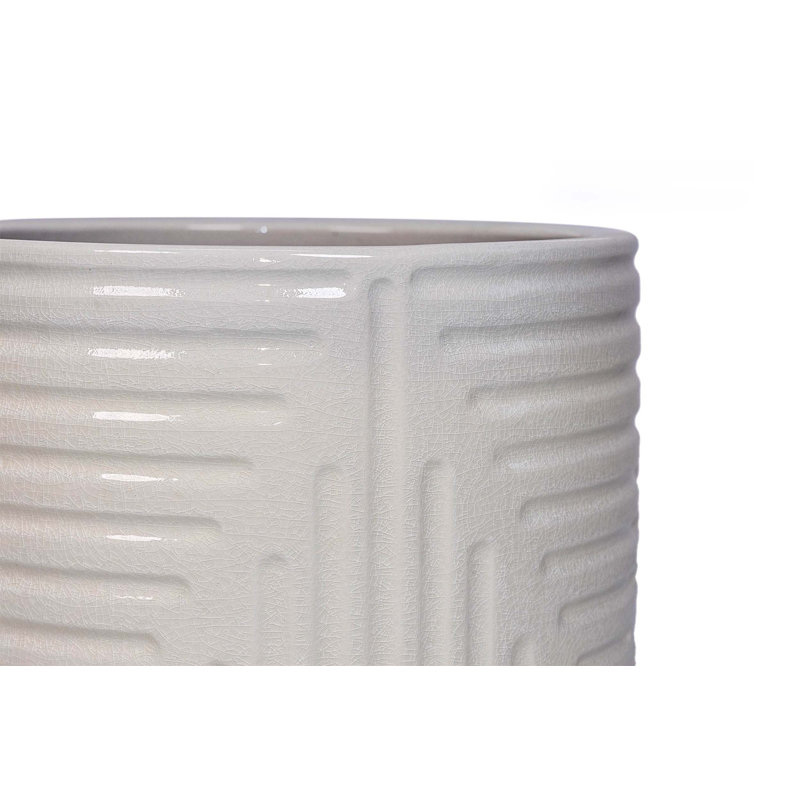 Pots de fleurs en céramique de haute qualité, Blanc lait