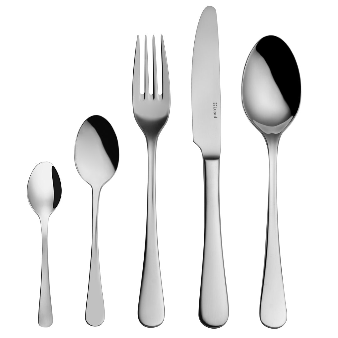 Bacchus 60 Piece 18/10 Stainless Steel Cutlery Set, Service for 12