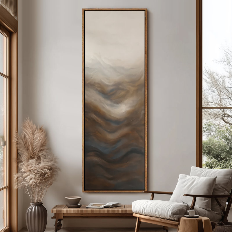 Très grand art mural rétro encadré pour art classique, Naturel