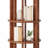  Modern Solid Wood 5 Tier Rotating Rolling Bookcase for Small Spaces