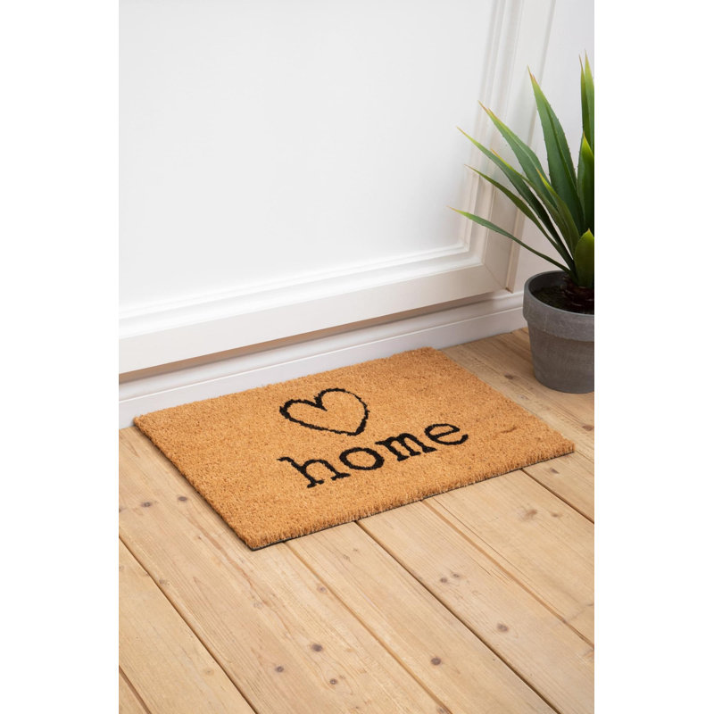 Arnoldsville Non-Slip No Pattern Doormat